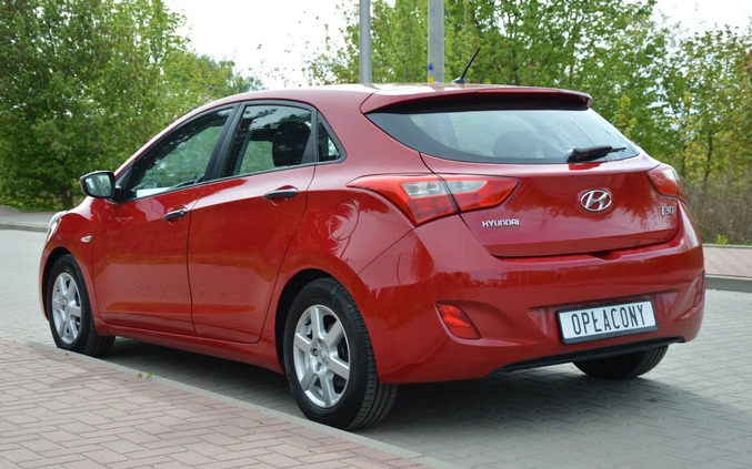 Hyundai I30 cena 28900 przebieg: 161238, rok produkcji 2012 z Płock małe 596